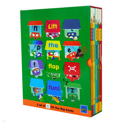 Numberblocks and Alphablocks 5 Book Lift-the-Flap Set