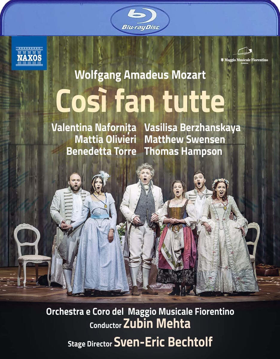 Zubin Mehta 모차르트: 오페라 &#39;코지 판 투테&#39; (Mozart: Cosi fan tutte K.588) 