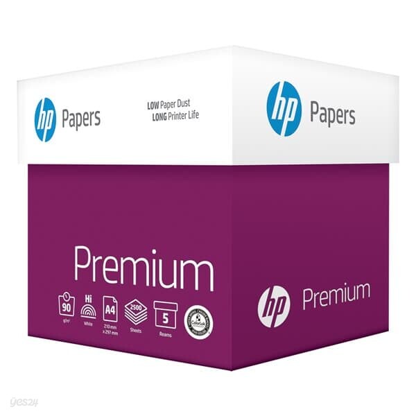 HP A4 복사용지 A4용지 90g 2500매 1박스 - 예스24