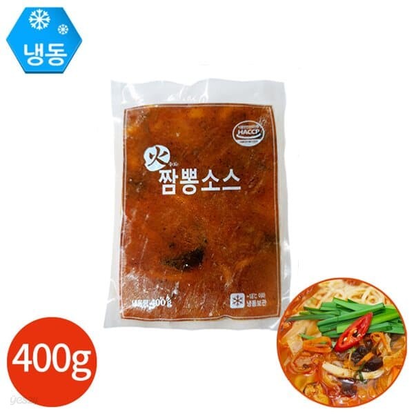 건우유통 불맛 짬뽕소스 400g x 5봉