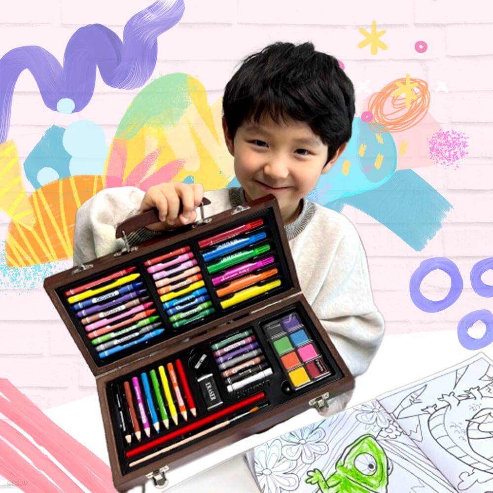 드림아트 미술세트 55W 어린이집 유치원 생일선물 단체선물 추천 