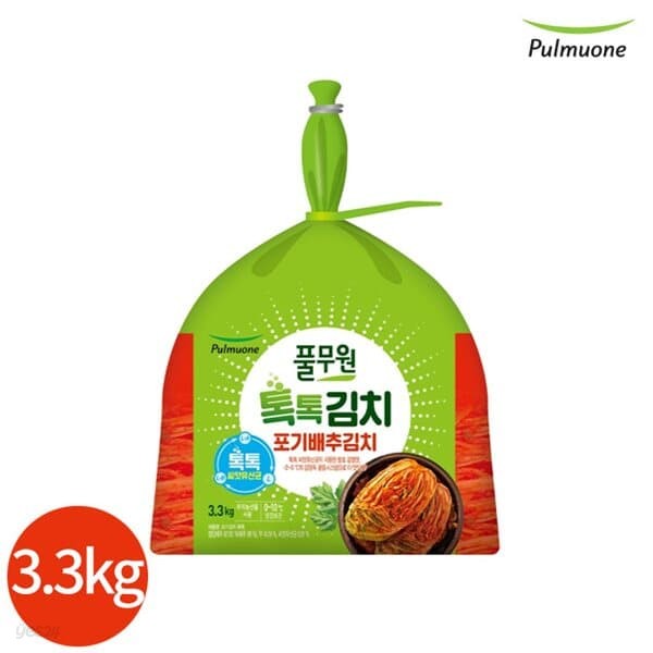 풀무원 톡톡 포기김치 3.3kg x 1봉