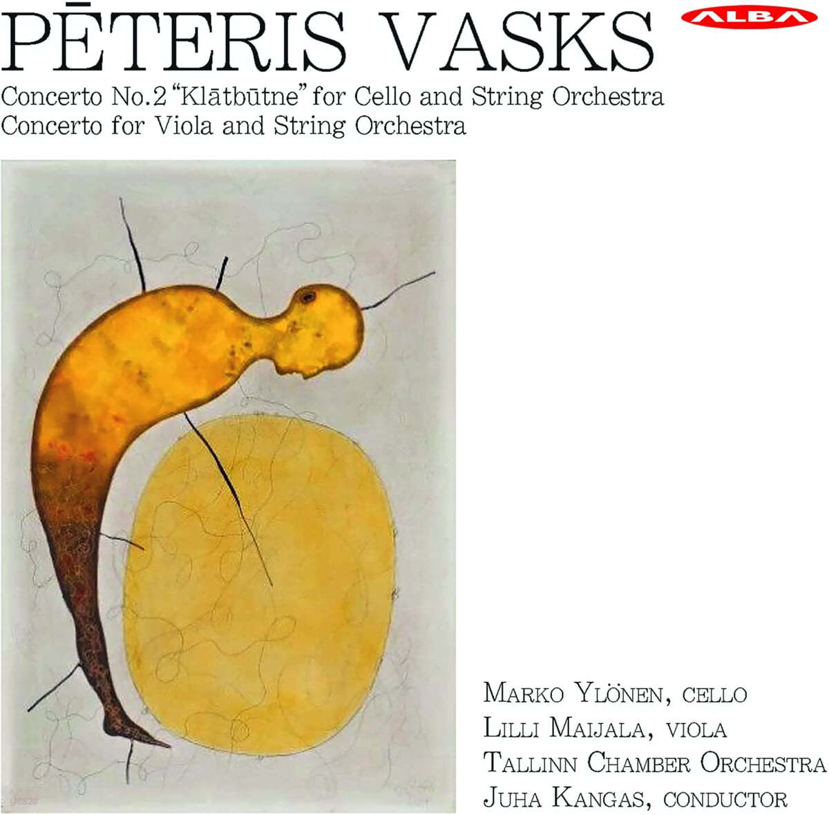 Marko Ylonen 바스크스: 첼로 협주곡 2번 &#39;현존&#39;, 비올라 협주곡 (Vasks: Cello Concerto &#39;Presence&#39;, Viola Concerto) 