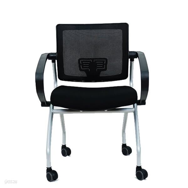 플랑키 메쉬요추등판 분체다리 사무용의자 회의실의자