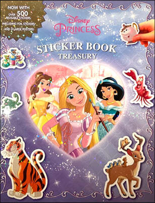 Disney Princess Sticker Book Treasury (Over 500 Stickers)