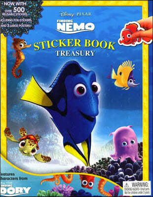 Disney Pixar Finding Nemo Sticker Book Treasury