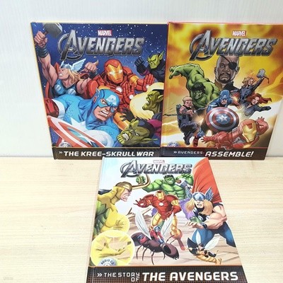 The Avengers (Hardcover) 3권 시리즈 한권은 CD없음 / 실사진 참조