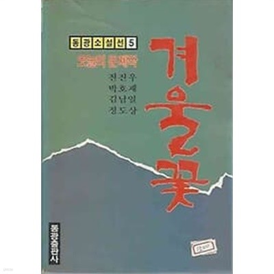 1989년 초판 동광소설선 5 오늘의 문제작 - 겨울꽃