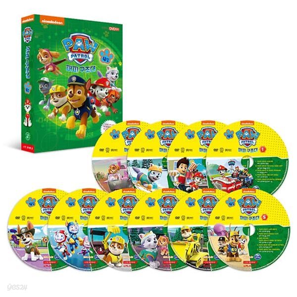 [DVD] PAW PATROL 퍼피 구조대 4집 10종