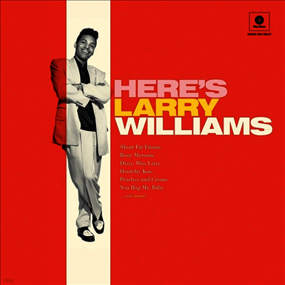 Larry Williams — Here's Larry Williams (Remastered)(2 Bonus Tracks) 앨범 커버