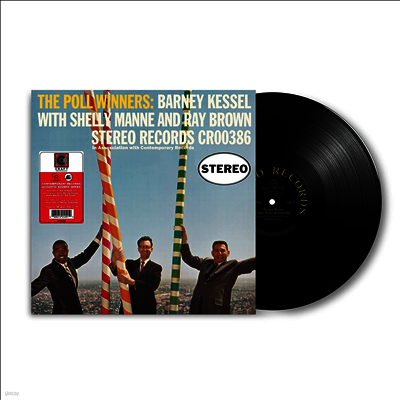 Shelley Manne, Barney Kessel & Ray Brown — Poll Winners (Contemporary Records Acoustic Sounds Series) 앨범 커버