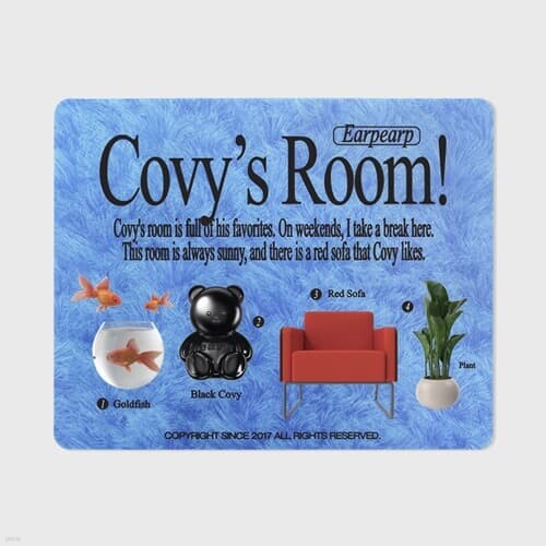 COVY ROOM OBJECT-BLUE(마우스패드)