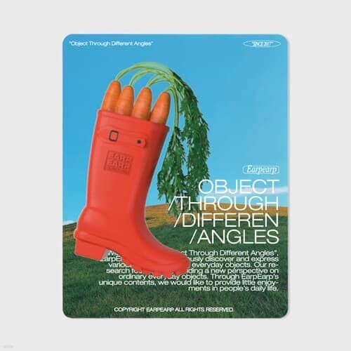 CARROT INSIDE RAINBOOTS-RED(마우스패드)