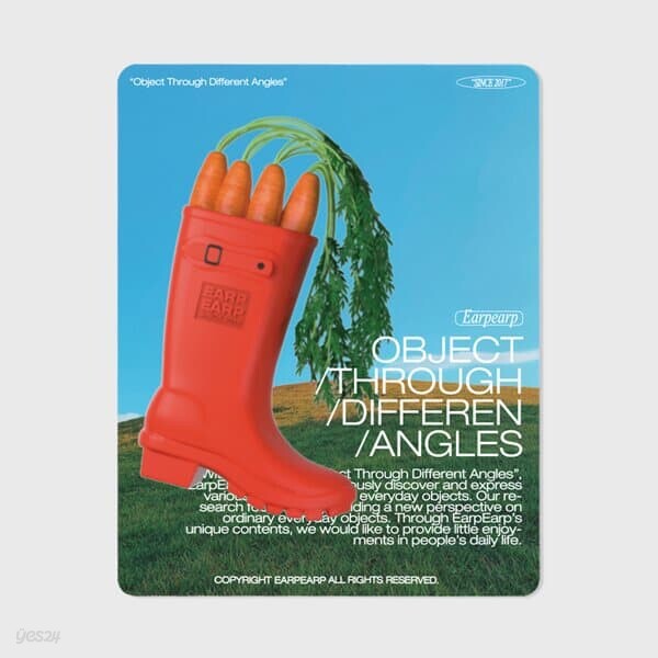 CARROT INSIDE RAINBOOTS-RED(마우스패드)