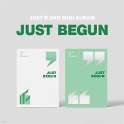 [미개봉] 저스트비 (Just B) / Just Begun (2nd Mini Album) (Green Ver./White Ver. 랜덤 발송)