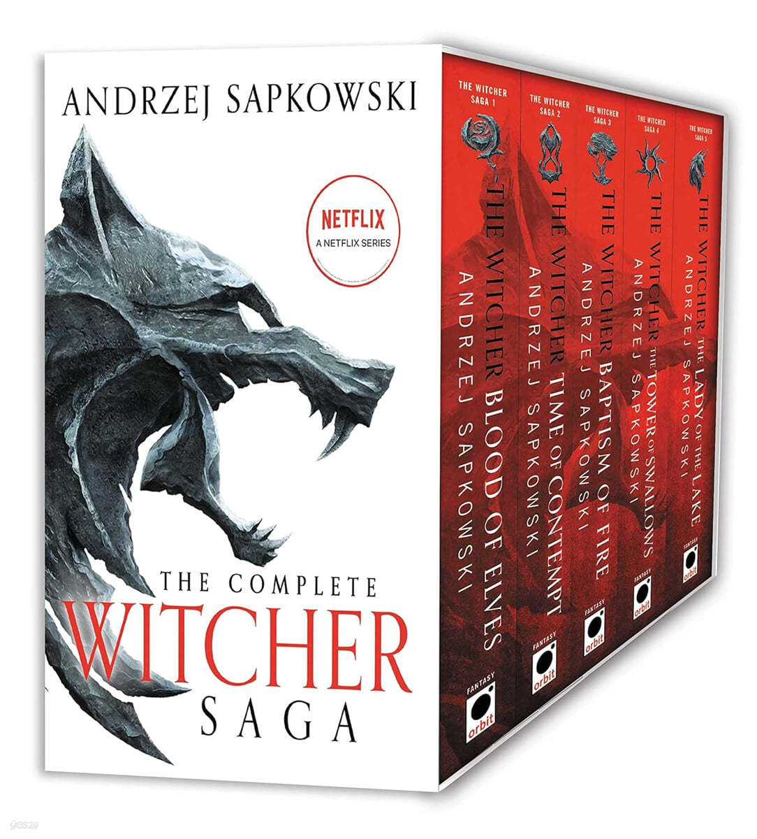 The Witcher #1-5 Book Set
