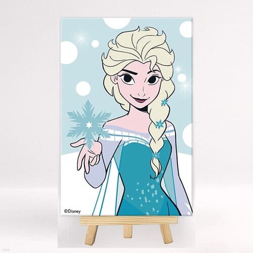 디즈니 겨울왕국 보석십자수 DIY 이젤 눈의여왕 10X15