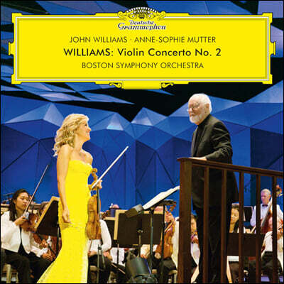 Boston Symphony Orchestra, Anne-Sophie Mutter, John Williams — Anne-Sophie Mutter 존 윌리엄스: 바이올린 협주곡 2번 (John Williams: Violin Concerto No.2) 앨범 커버