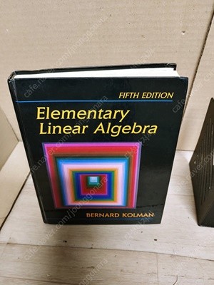 Elementary Linear Algebra (Hardcover, 5th)  1991  -선형 대수학 ,,원어 서적