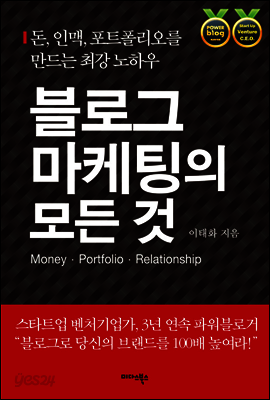 [대여] 블로그 마케팅의 모든 것 : 돈, 인맥, 포트폴리오를 만드는 최강 노하우
