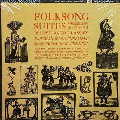 [][LP] Frederick Fennell, Eastman Wind Ensemble - Folk Songs & Other British Band Classics