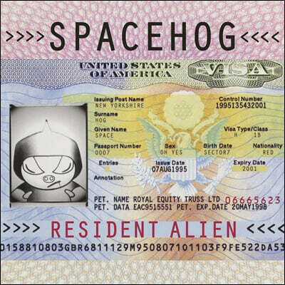 Spacehog — Resident Alien 앨범 커버
