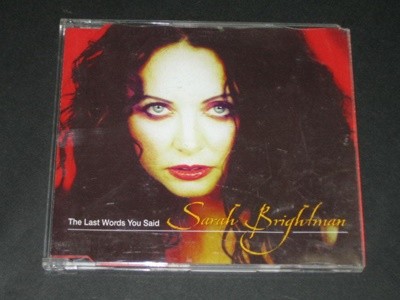 the last words you said Sarah Brightman VCD ,,, 사라 브라이트만