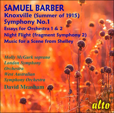 David Measham ٹ: 콺,  1,    (Barber: Symphony Op.9, Essay)
