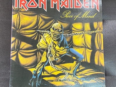 [LP] 아이언 메이든 - Iron Maiden - Piece Of Mind LP [EMI계몽사-라이센스반]