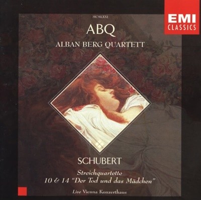 Schubert : "죽음과 소녀" 현악사중주 10 & 14 - 알반 베르크 사중주단 (Alban Berg Quartett)  (Holland발매)