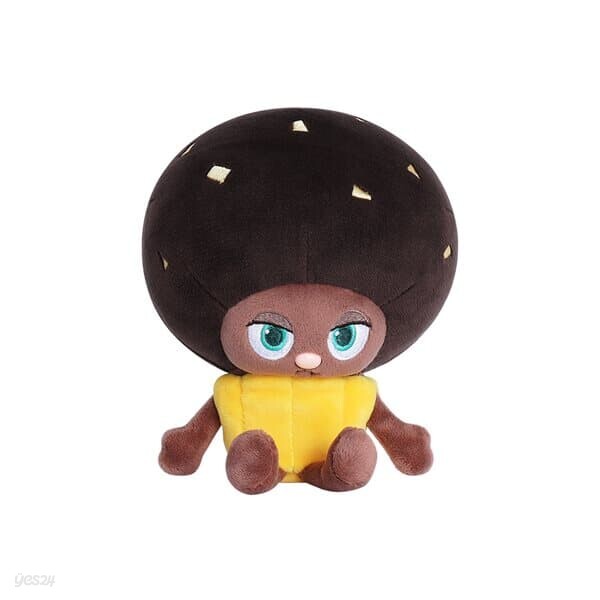 브레드이발소봉제 시크한초코가방고리 15cm