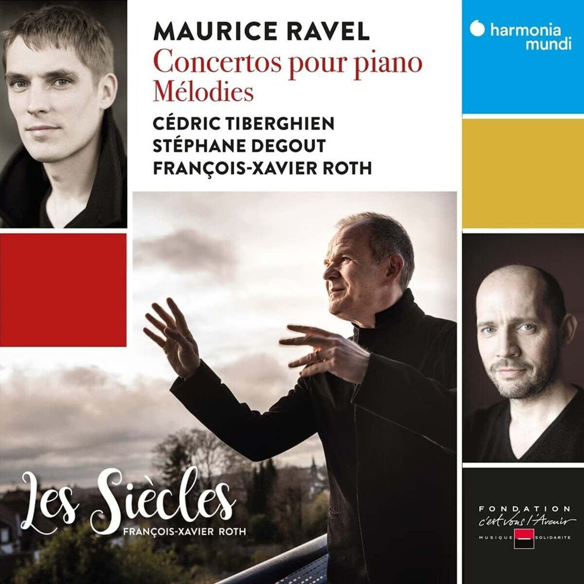 Cedric Tiberghien 라벨: 피아노 협주곡과 노래 (Ravel: Concertos Pour Piano - Melodies)