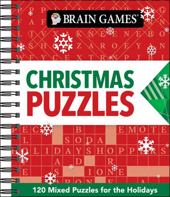 Brain Games - Christmas Puzzles: 120 Mixed Puzzles for the Holidays