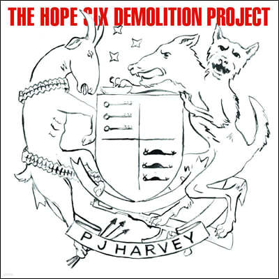 P.J Harvey — 9집 The Hope Six Demolition Project 앨범 커버