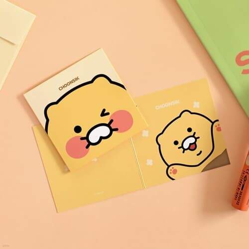 춘식이 베이직 카드 메시지카드 편지 엽서