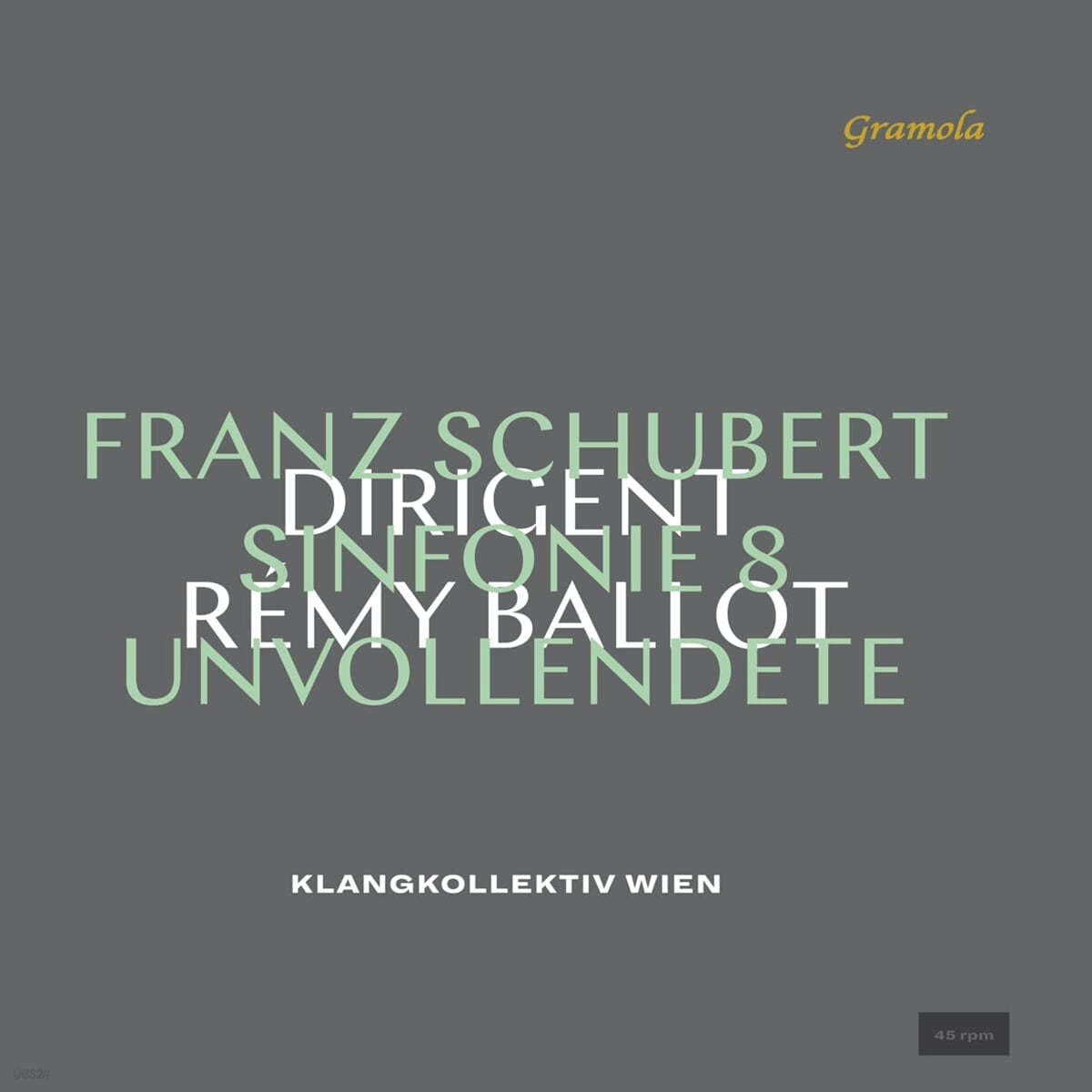 Remy Ballot 브루크너: 교향곡 8번 `미완성` (Bruckner: Symphony D759) [LP]