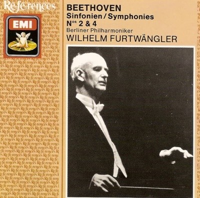 Beethoven : Symphonies No. 2 & 4 -푸르트벵글러 (Wilhelm Furtwangler)(독일발매)