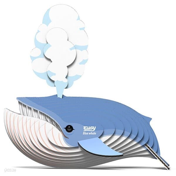 25피스 우드락 입체퍼즐 - 흰긴수염고래