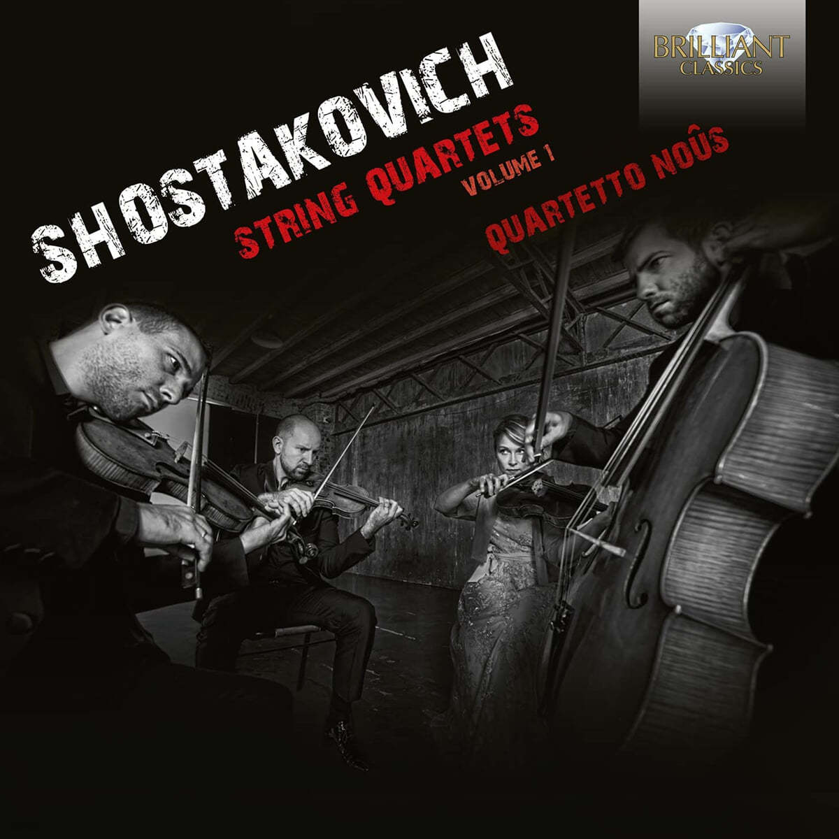 Quartetto Nous 쇼스타코비치: 현악 4중주 3, 5, 7, 8, 9번 (Shostakovich: String Quartets Vol. 1)