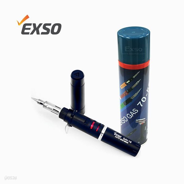 엑소 EXSO 가스인두기 GAI-18+충전가스 70-59 세트