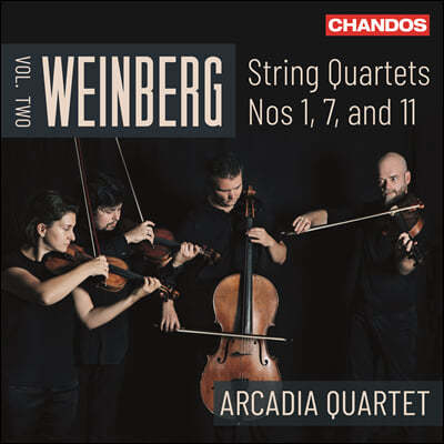 Arcadia Quartet κũ:   2 - Ƹī ⸣ (Weinberg: String Quartets Vol.2) 