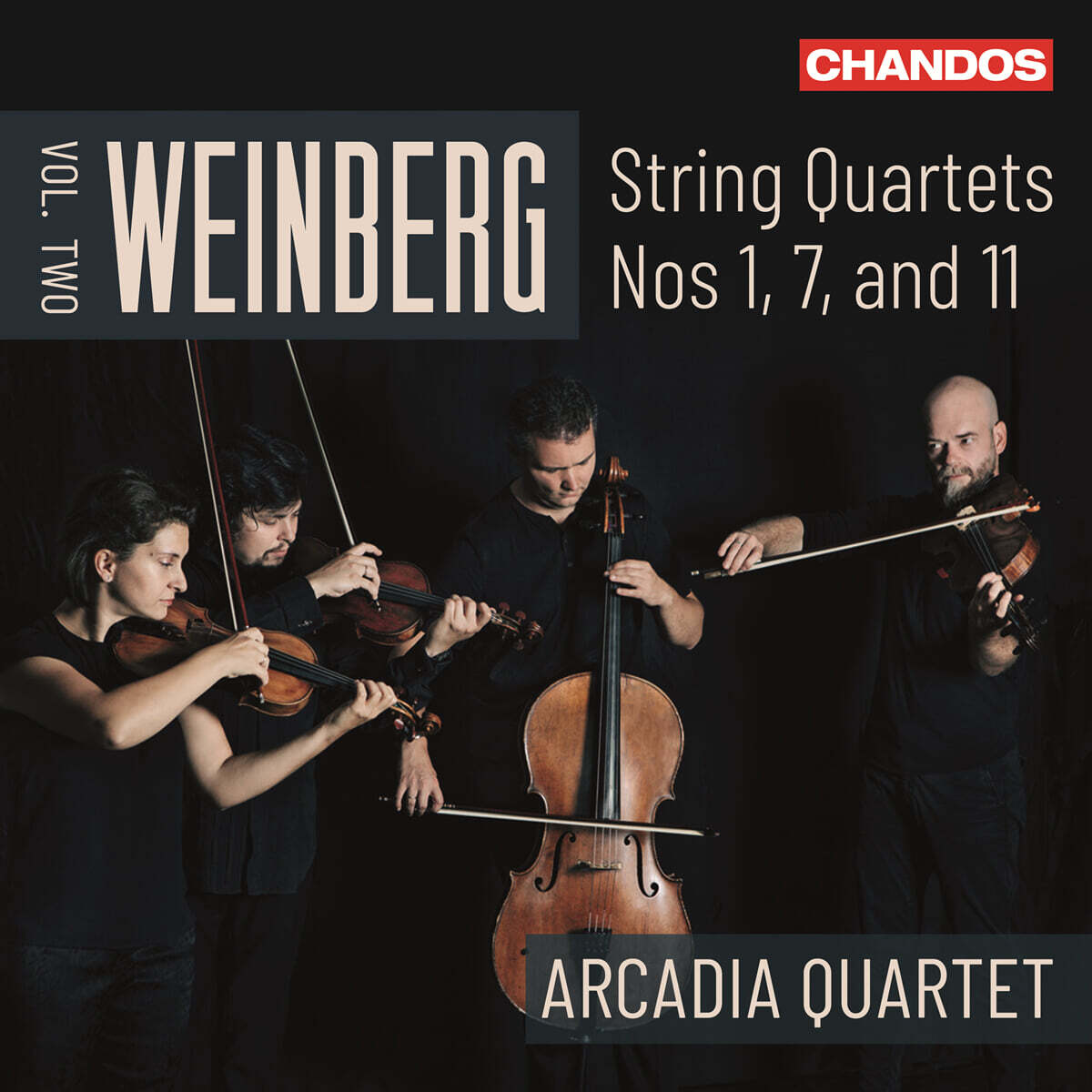 Arcadia Quartet 바인베르크: 현악 사중주 2집 - 아르카디아 콰르텟 (Weinberg: String Quartets Vol.2)