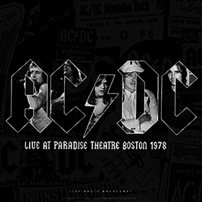 AC/DC — Best Of Live At Paradise Theatre Boston 1978 앨범 커버