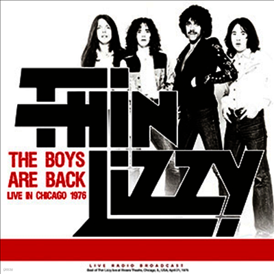Thin Lizzy — Boys Are Back Live In Chicago 1976 앨범 커버