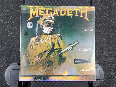 (빽판 LP) MEGADETH (메가데스) - SO FAR, SO GOOD...SO WHAT