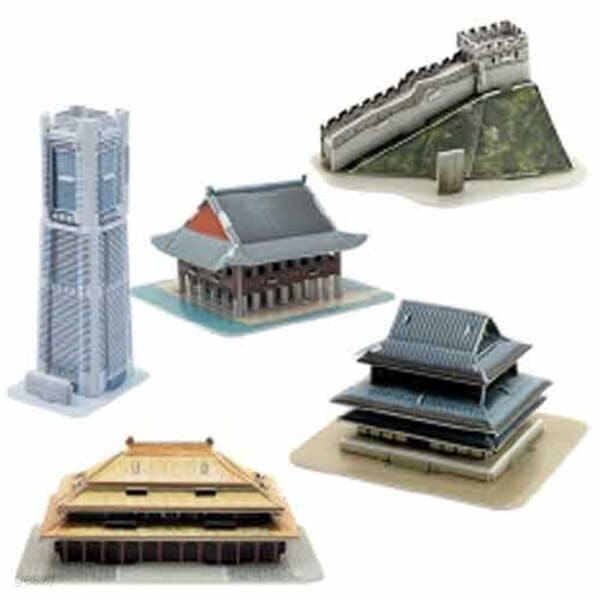 [스콜라스]세계 유명 미니건축물2/3D종이입체퍼즐