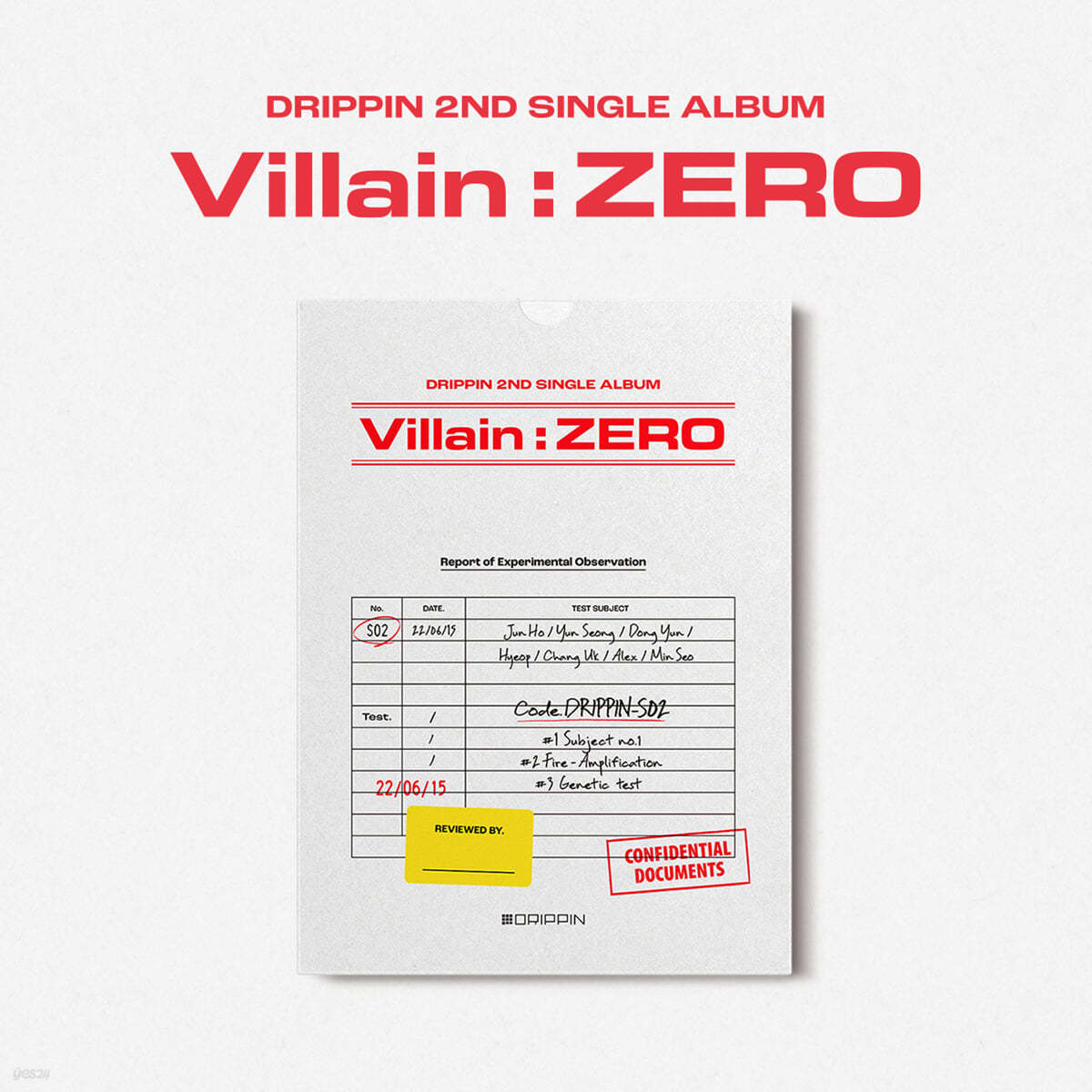 DRIPPIN (드리핀) - Villain : ZERO [버전 2종 중 1종 랜덤 발송]