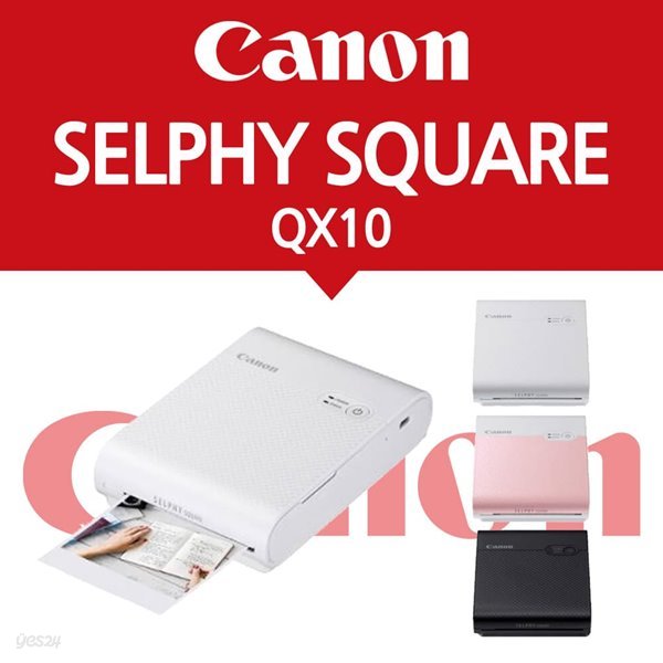 캐논 정품 포토프린터 셀피 스퀘어 SQUARE QX10 컴팩트 휴대용
