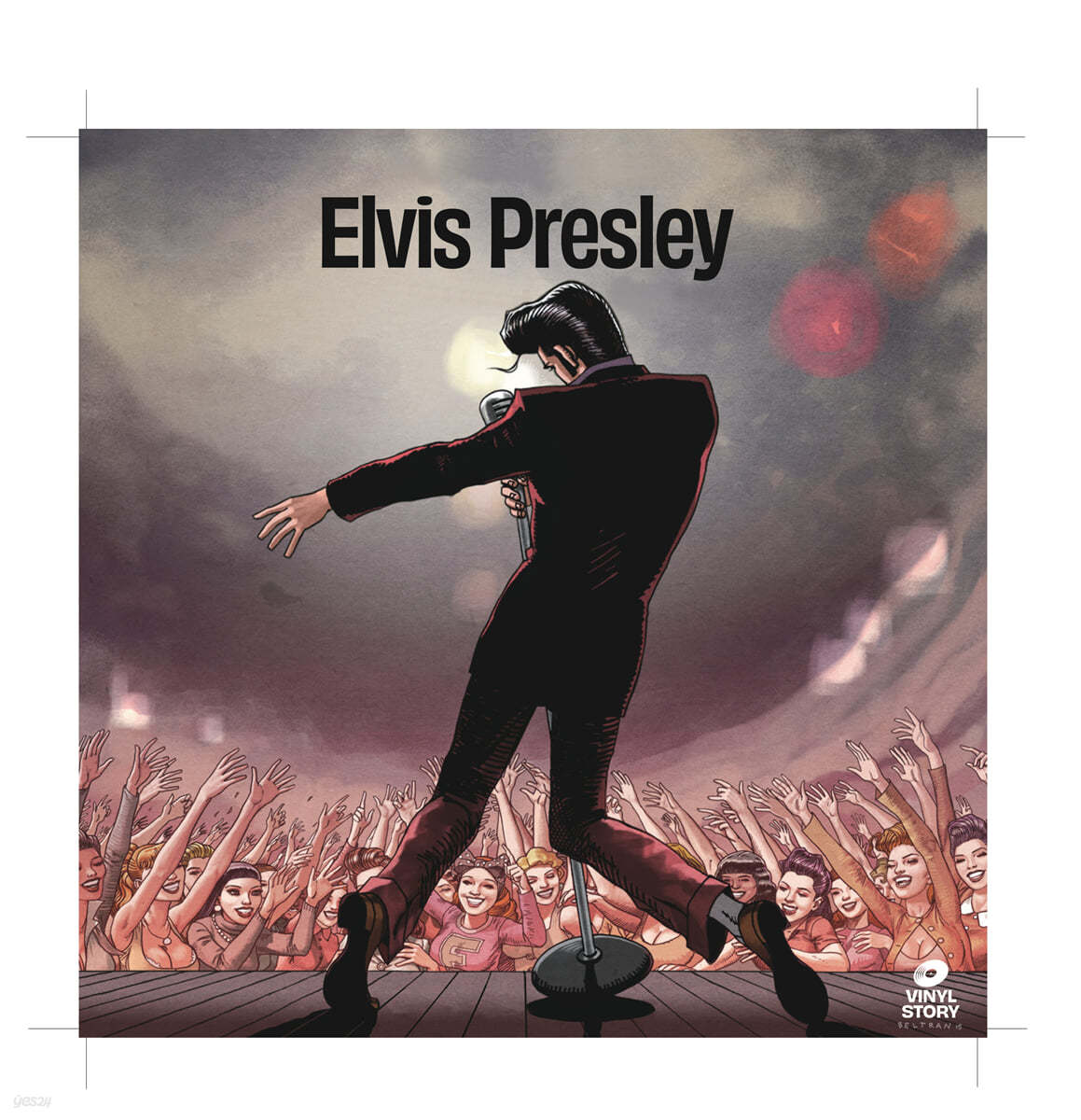 엘비스 프레슬리 (Elvis Presley Illustrated by Fred Beltran) [포스터]
