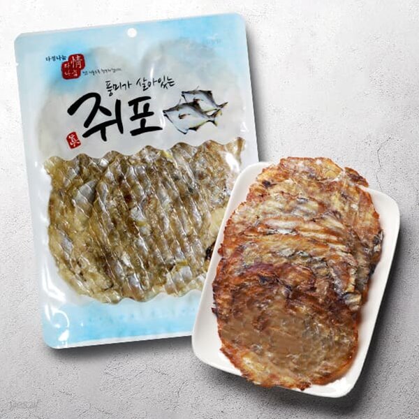 [간식의여왕] 풍미가 살아있는 감칠맛 쥐포 20gx5장 - 예스24